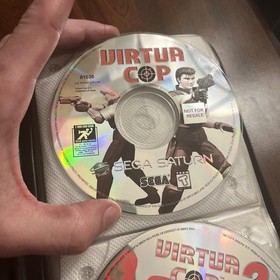 Virtua Cop 1 & 2 - SEGA SATURN  - DISC ONLY - Verified - Untested - READ 🔥