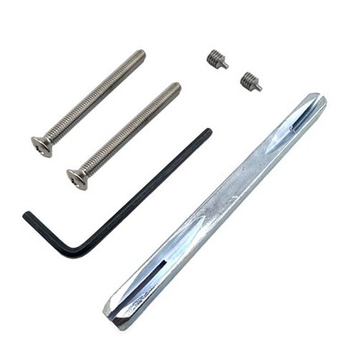 Winkhaus Spindle Fix Pack for Fontana Patio Handle Active 1-3/4'' PVD Satin
