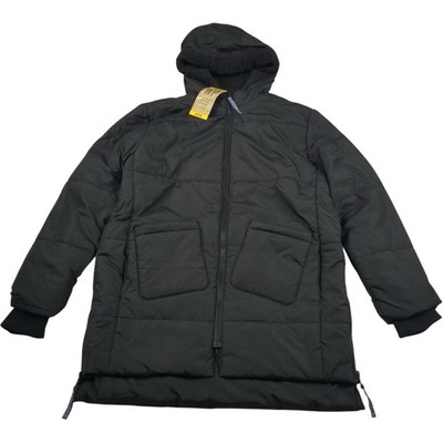WP Weatherproof Women's Midweight Relaxed Fit Hooded Puffer Jacket Medium Black