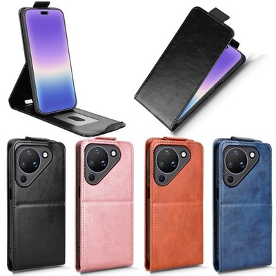 For Huawei Pura 90 5G, Luxury Vertical Up-Down Leather Wallet Stand Case Cover