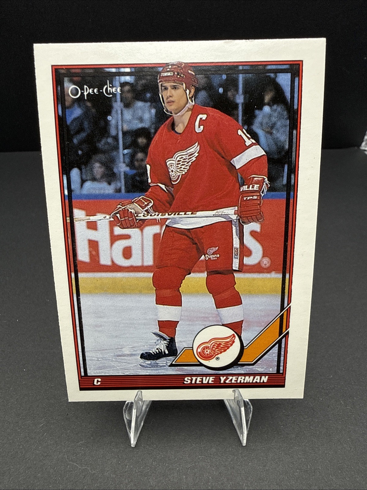 Steve Yzerman #424 O-Pee-Chee NHL Hockey 1991 Detroit Red Wings