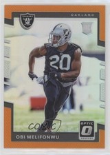 2017 Donruss Optic Rookies Orange Prizm 189/199 Obi Melifonwu #141 07rd