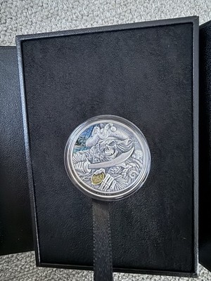 2025 Ghana Pirate Memento Mori 1 oz .999 Silver Coin + COA