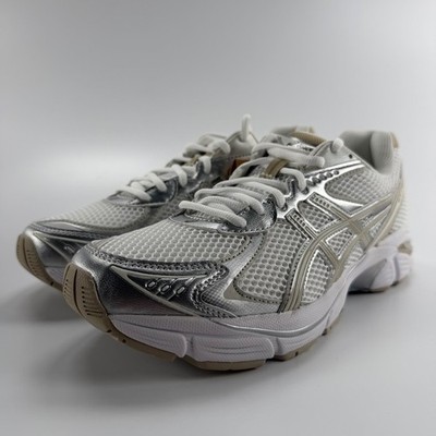ASICS Silver and white trainers  running Shoes‎ men Silver 10 Amazon.com | ASICS GT-2160 Unisex Sneakers, White/Pure  main image 3