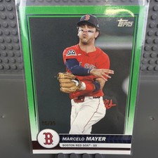 2026 Topps Flagship Marcelo Mayer 86/99 Green Red Sox