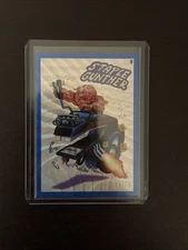 2024 Topps Chrome 7 Garbage Pail Kids Stapler Gunther Krashers Blue Wave 21/75
