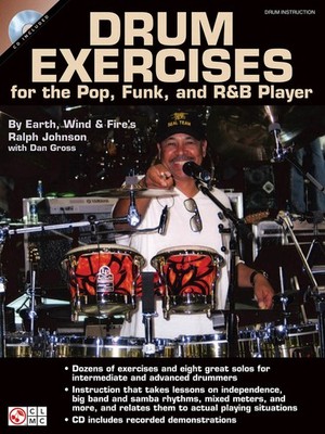 Drum Exercises for the Pop Funk R&B Player Intermediate & Advanced Book CD