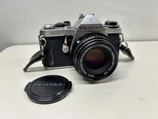 Pentax ME 35mm Film Camera + 50mm f/2 Lens – TESTED