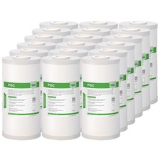 5 m 10"x4.5" 2in1 Sediment Carbon GAC Water Filter Cartridges Replacement 1-18PK