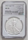 2022 SILVER EAGLE COIN $1 NGC MS 70 SKU 6567311-002