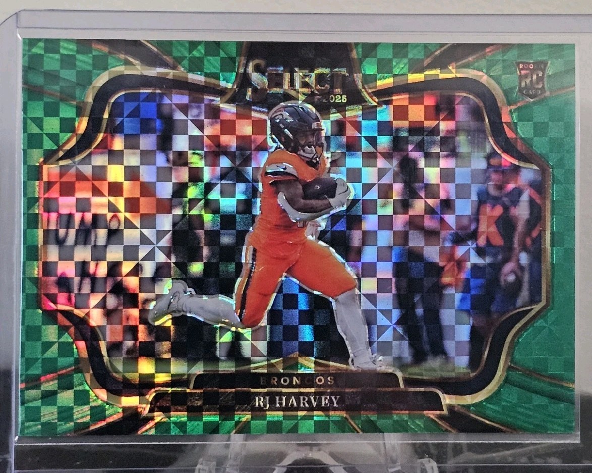 2025 Select RJ Harvey Green Prizm RC /5 Field Level #410