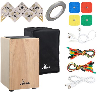 Playtronica Playtron MIDI Cajon XDrum Controller Krokodilklemmen Sound Beats USB