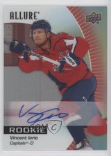 2023-24 Upper Deck Allure Rookies Red Rainbow Auto Vincent Iorio #134 Auto 9x7