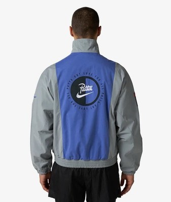 Nike Track Jacket x Patta Grey HJ0712-073 Men's Small | eBay