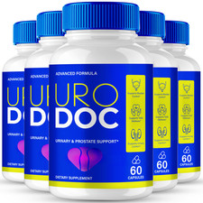  5 Pack UroDoc Prostate Capsules, Advanced Prostate Support for Urinary Comfort