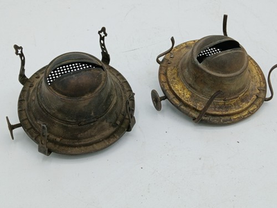 #ad Antique Westlake Mfg Co St Louis Oil Lamp Burner Victorian #2 Eagle Parts $35.00