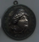 1911 Repouse Pop Out  Barber Half Dollar Coin Beautiful Toning See Scans