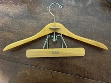 Vintage Setwell 18 Inch Wooden Suit Hangers Fabulous condition Pant Coat Hangers