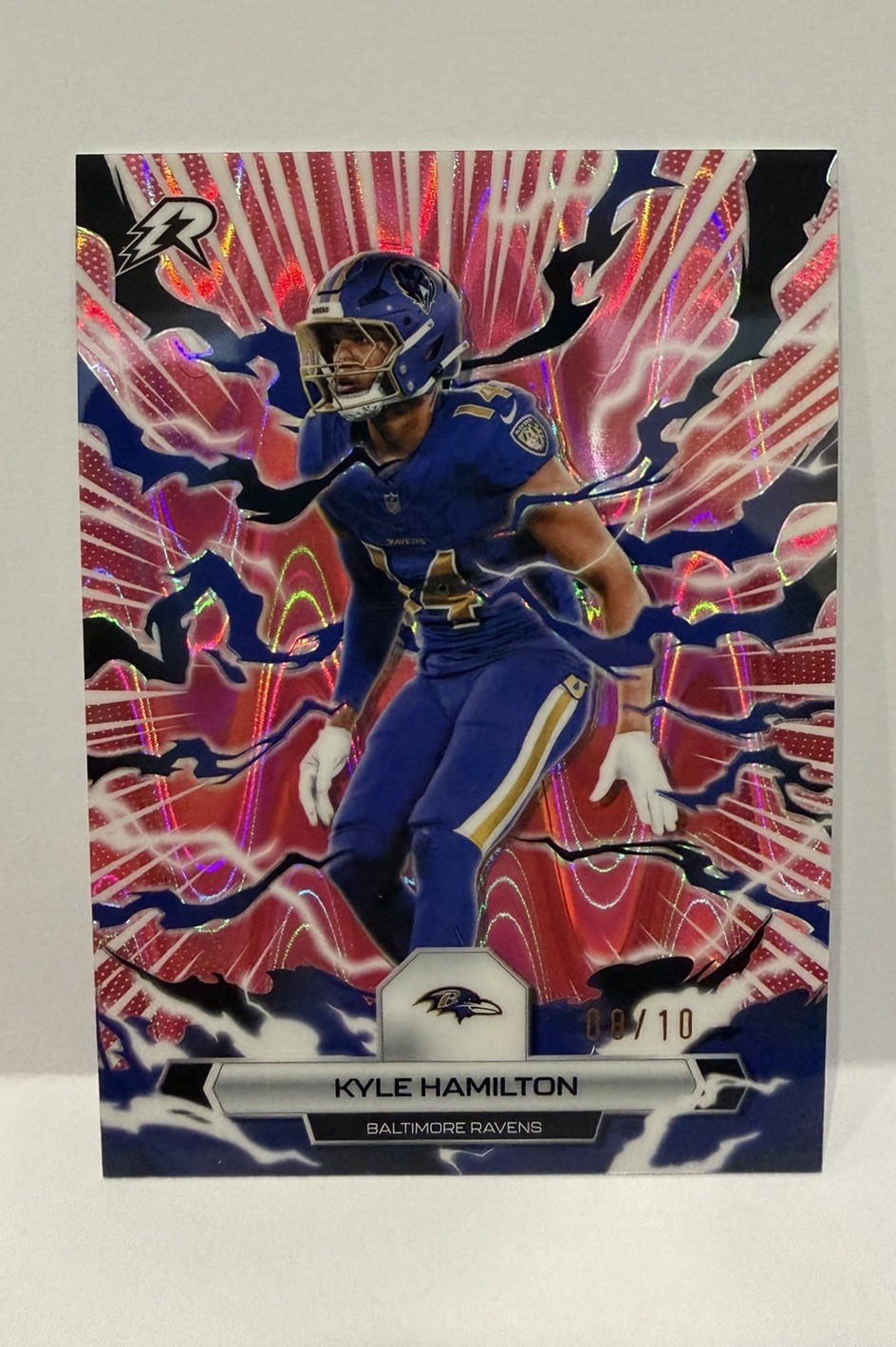2025 Topps Resurgence - Kyle Hamilton - Pink Power Surge /10 - Ravens