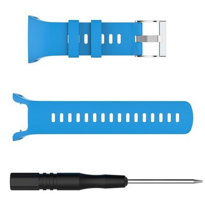 Blue Wristband Watch Strap Band For Suunto Spartan Trainer Wrist HR Replace