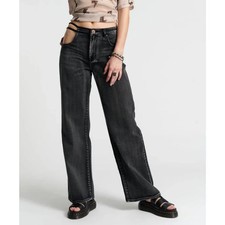 One Teaspoon Jackson Jeans Washed Black Cut-O...