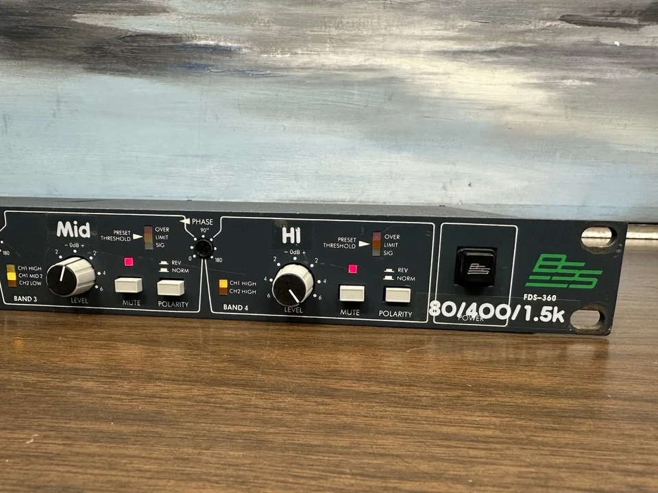 BSS FDS-360 Frequency Dividing System Crossovers - With 3 Cards - Image 4 of 4