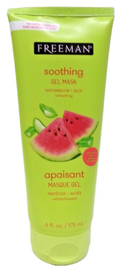 Lot 4 x FREEMANsoothing Watermelon+ Aloe Refreshing Gel Mask 6 oz Each
