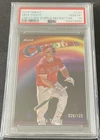 PSA 10 2025 Topps Finest Mike Trout Creators Purple Refractor /125 Angels Pop. 2