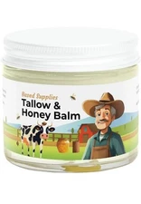 Based Supply Tallow & Honey Balm Moisturizer GRASS FED & FINISHED 