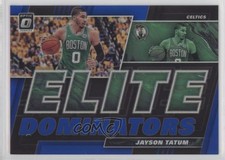 2019 Panini Donruss Optic Elite Dominators Blue Prizm 32/49 Jayson Tatum #12 ng3