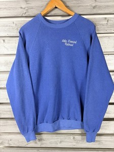 Sweat Vintage Jerzees USA - Graphisme Tennis "Smash It", Taille M, Coton