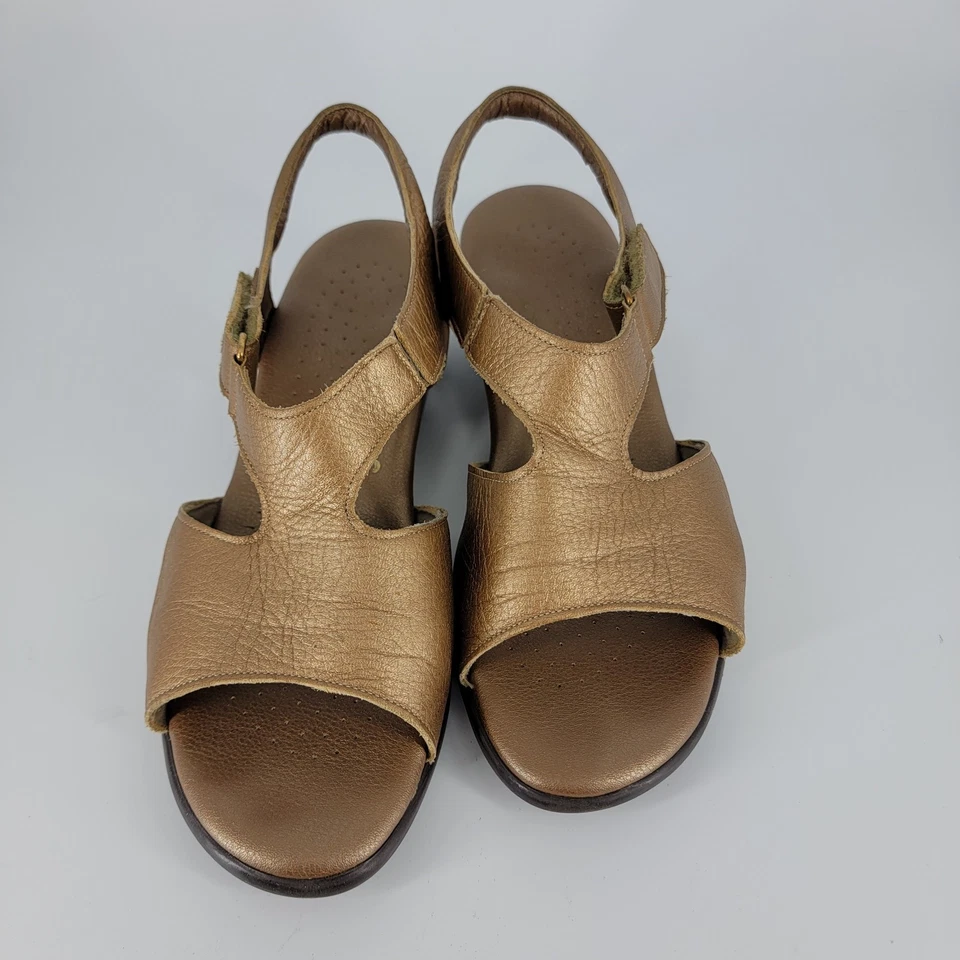 SAS Suntimer Sandals Copper Leather Tripad Comfort Adjustable Strap Women's 9M - Image 2 of 4