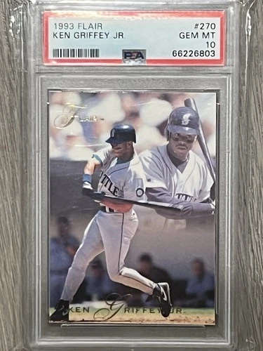 1993 Flair Ken Griffey Jr #270 PSA 10 in Lighthouse Label slab