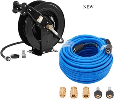 High Pressure Washer Hose Reel for Water/Air/Oil, Pressure Washer Hose