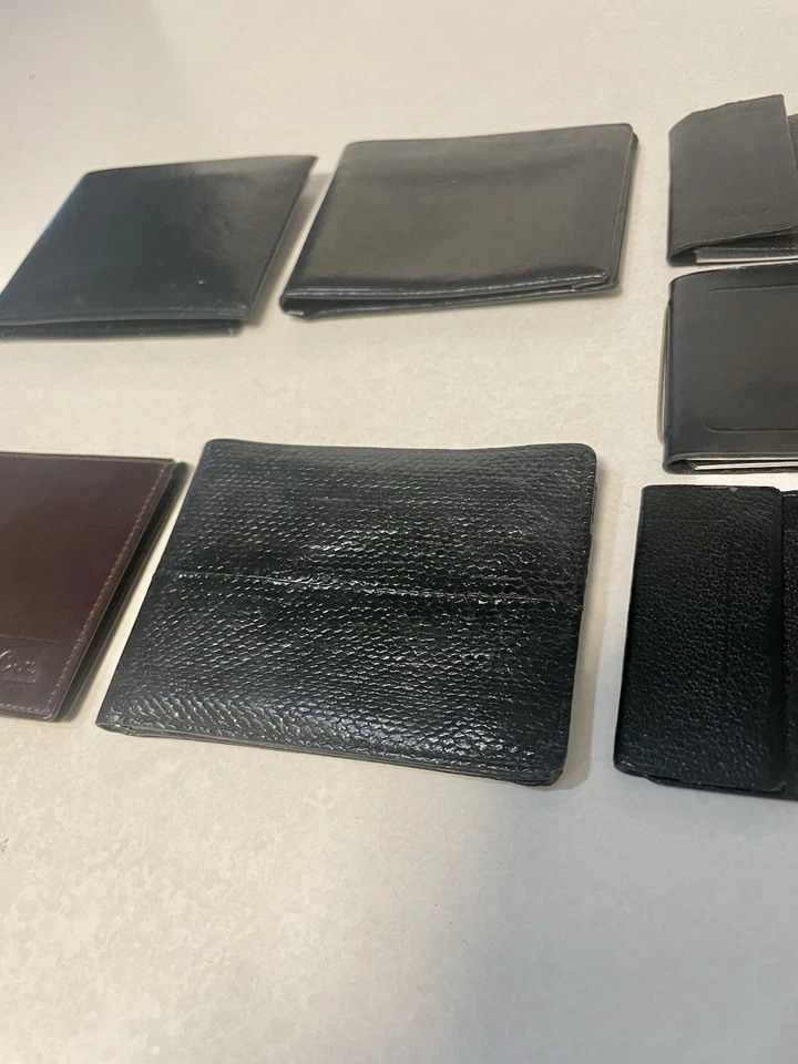 Lot 7 New Vintage Men’s Wallets Pierre Cardin Hickok Swank Amity Banker & Mundi - Image 3 of 4