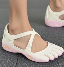 Vibram Five Fingers Women's V-Soul Sneaker Off White Training Fitness Anti-Slip