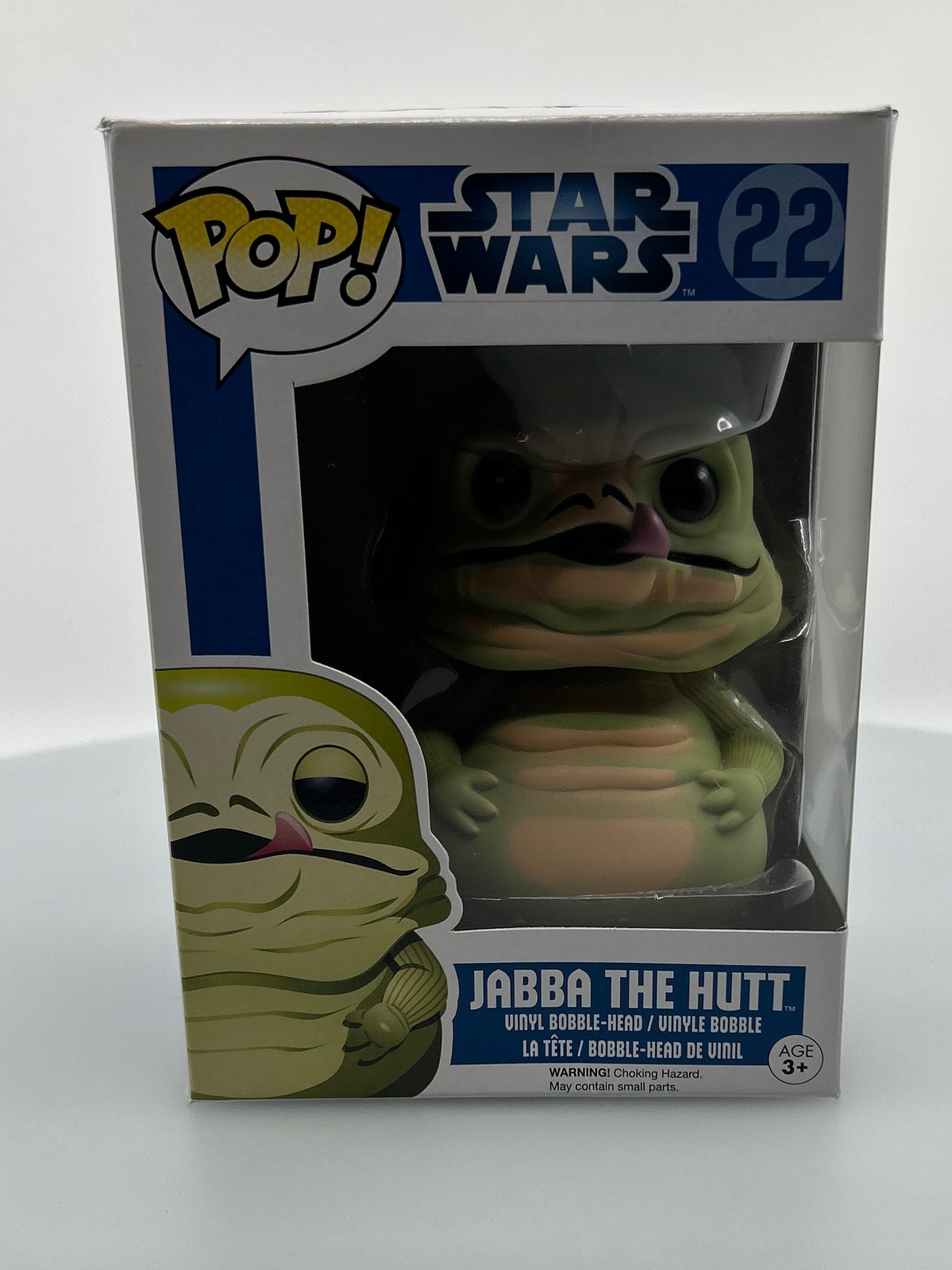 Funko Pop! Star Wars Jabba The Hutt Small Font/3 Languages [Blue Box- 2Nd Releas