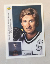#435  1992-93  Wayne Gretzky Upper Deck Lady Byng Trophy  Los Angeles Kings