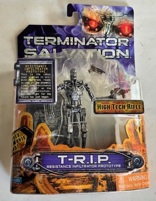 2009 Terminator Salvation T-R.I.P. w/High Tech Rifle - 3.75'' Figure - New in Box
