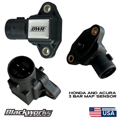 Blackworks Racing 3 Bar Map Sensor For Honda Acura B D H F Series Turbo Engines