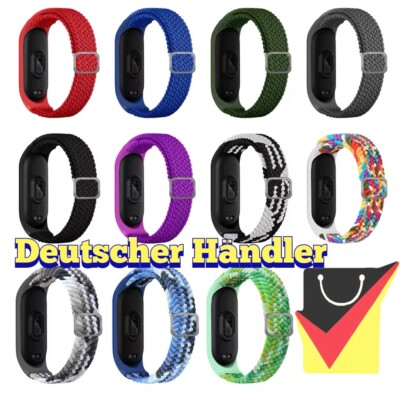 Armband für Amazfit Band 5 / Xiaomi Mi Band 7 / 6 / 5 nylon loop strap schnalle