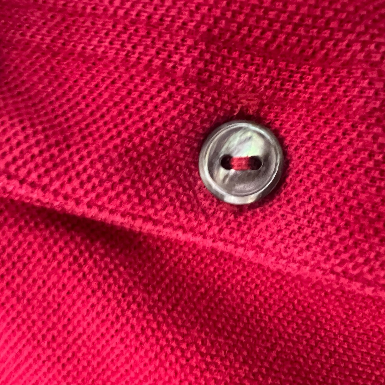 Lacoste Sport Polo Shirt Red Size 7 Mens Casual Short Sleeve Big Alligator Class thumbnail 8