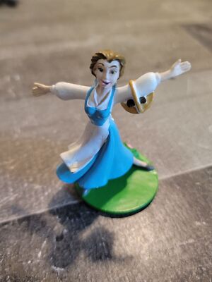 Princess Belle Village outfit Disney Beauty Beast toy figure