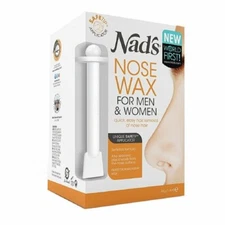 Nad's Unisex Nose Wax For Men & Women Hair Removal Set, 1.6 Oz 