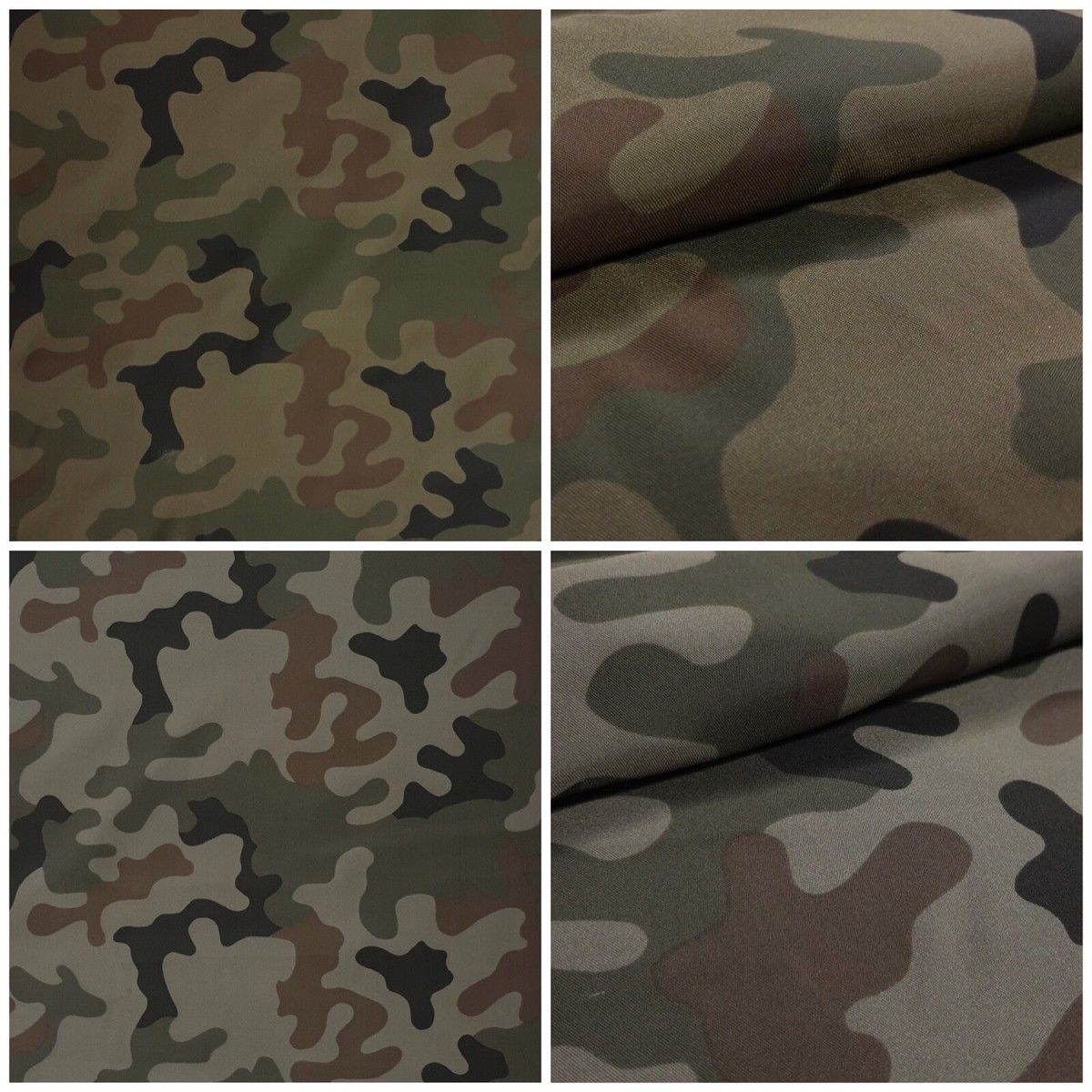 Flecktarn Sweatstoff Camouflage Meterware Stoff Meterware Jersey