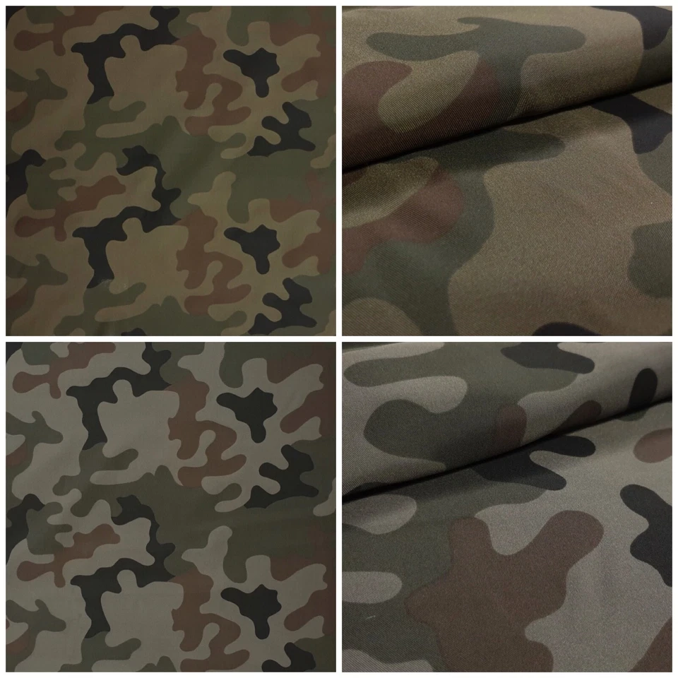 MARKENLOS Camouflage Nylon Stoff Tarndruck Flecktarn Tarnmuster Futter Bekleidung Deko