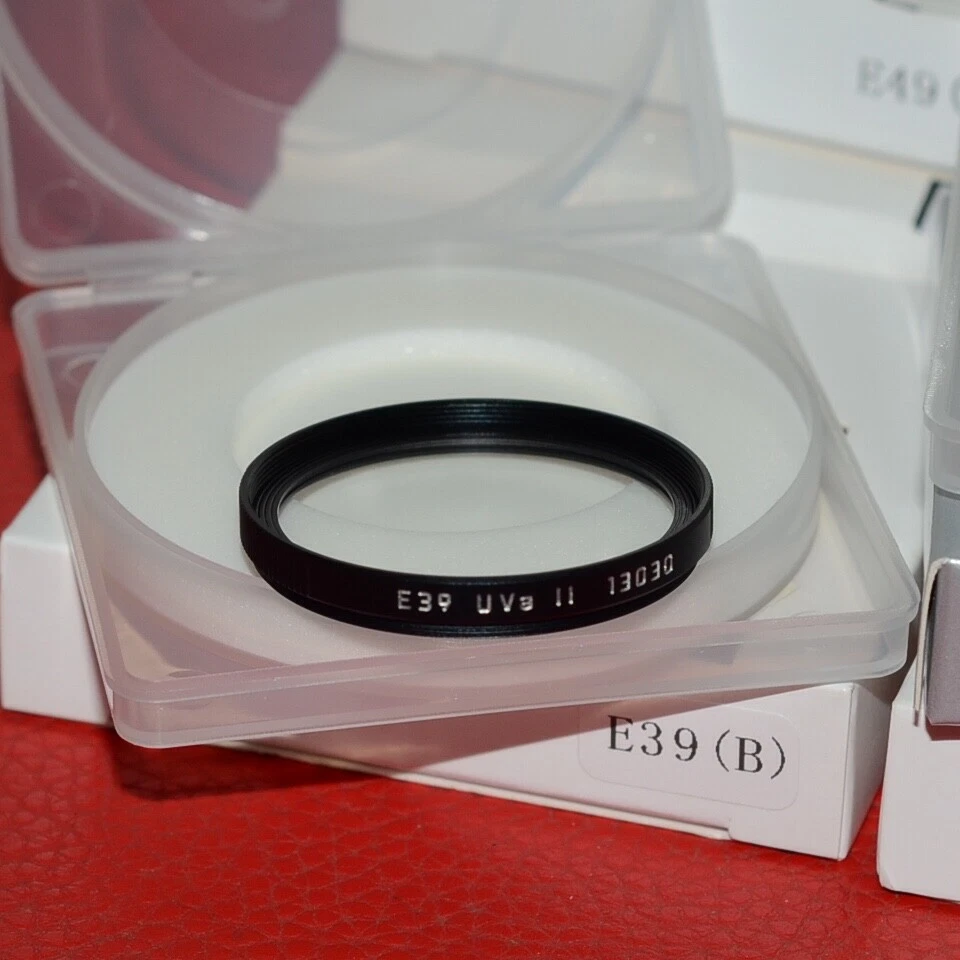 Leica E39 /43/46/49 55/60/62/67/72/82mm Black/Silver  UVa  Filter II  UV filter - Image 3 of 4