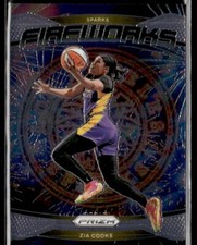2024 Panini WNBA Prizm Zia Cooke Fireworks #1 Los Angeles Sparks