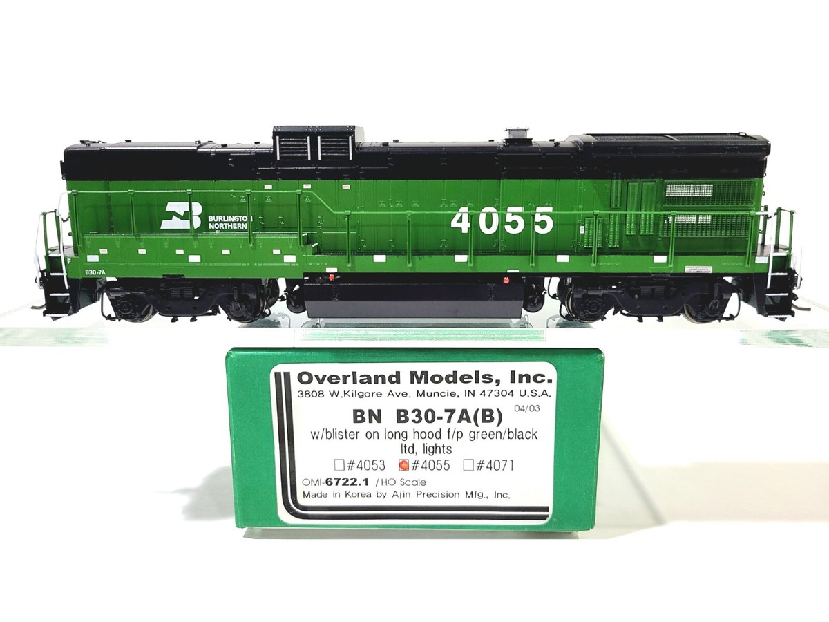 Overland OMI BN GE B30-7A(B) Burlington Northern #4055 HO Brass