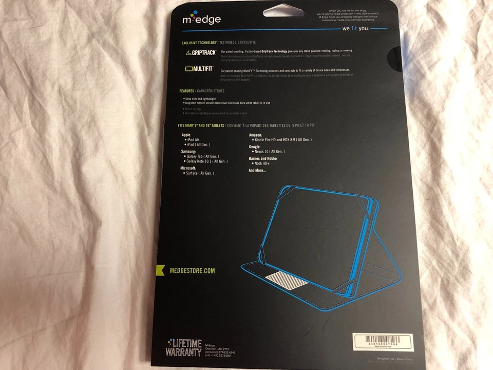 Lot of 5 M-Edge Universal XL Stealth Tablet Case Fits 9-10" Tablets Tan Cork NEW - Image 2 of 4